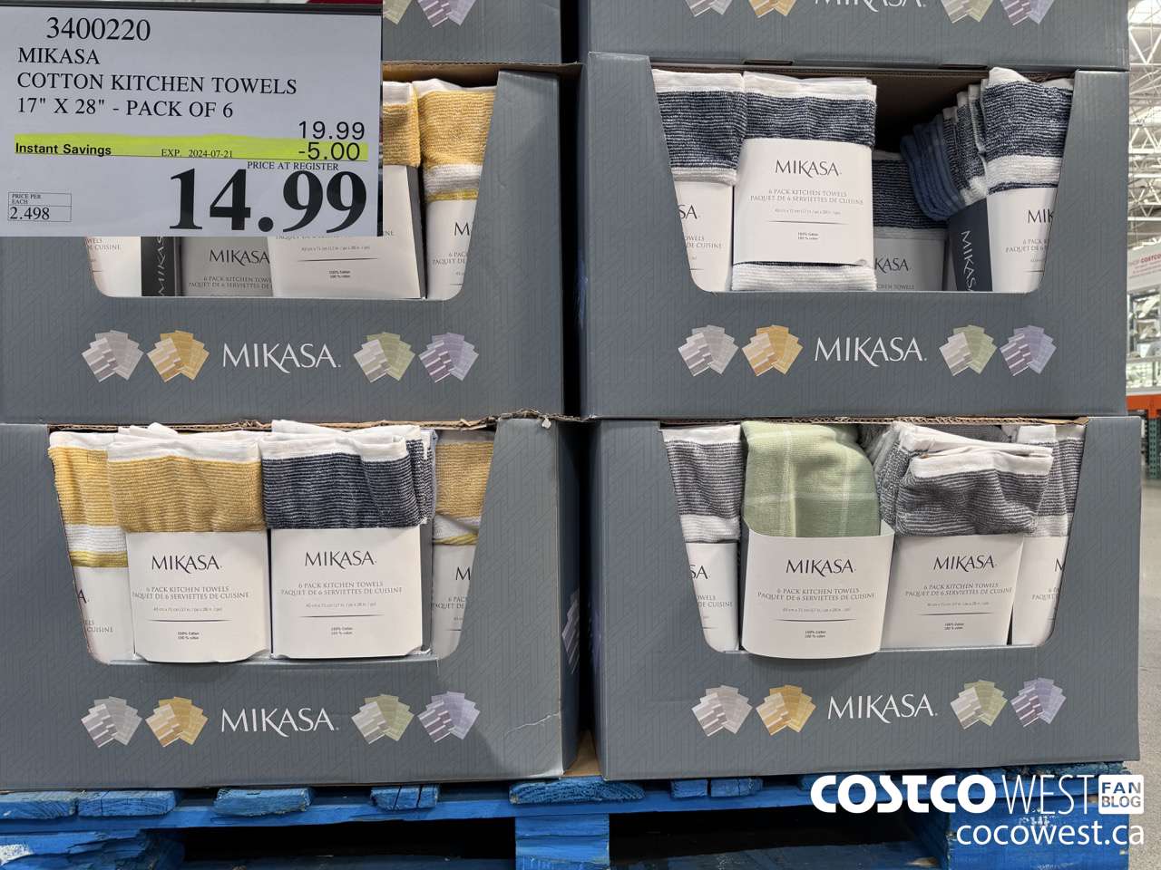 3400220 MIKASA COTTON KITCHEN TOWELS 17