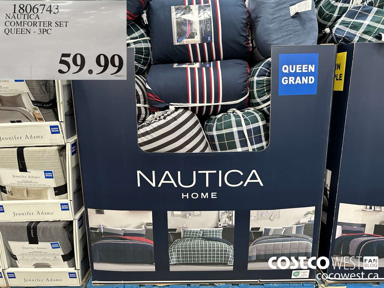 1806743 NAUTICA COMFORTER SET QUEEN 3PC $59.99
