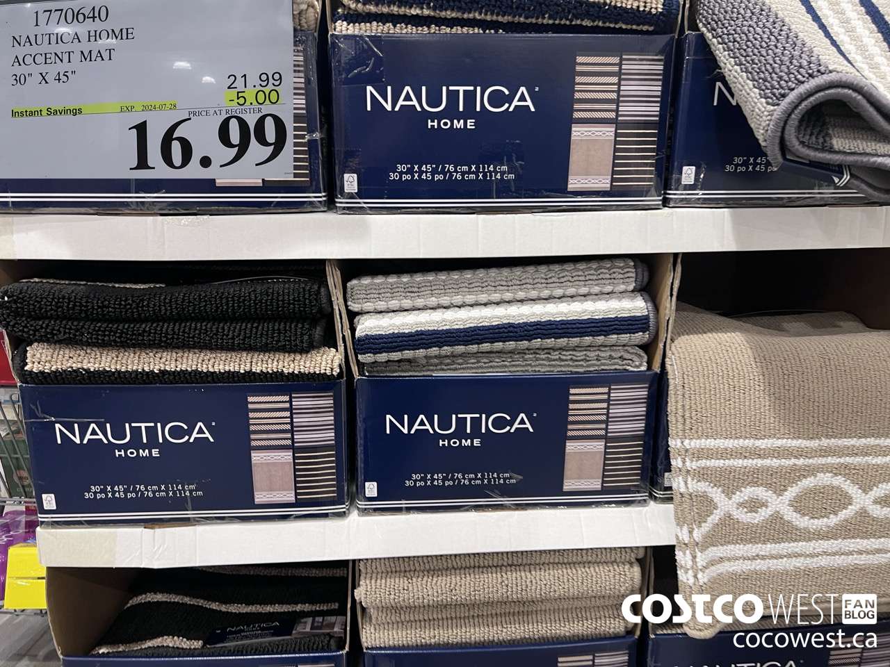 1770640 NAUTICA HOME ACCENT MAT 30