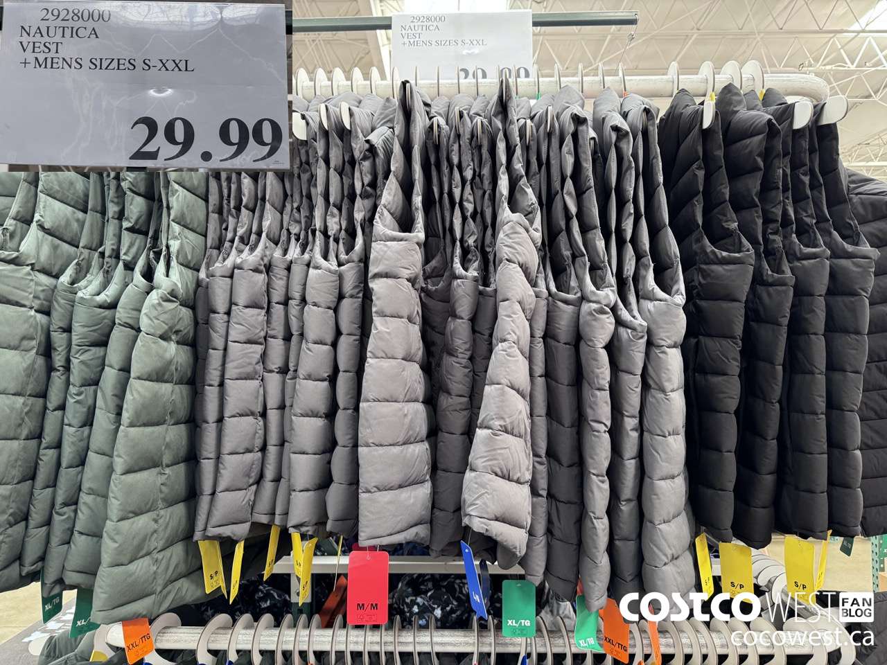 2928000 NAUTICA VEST MENS SIZES S-XXL $29.99