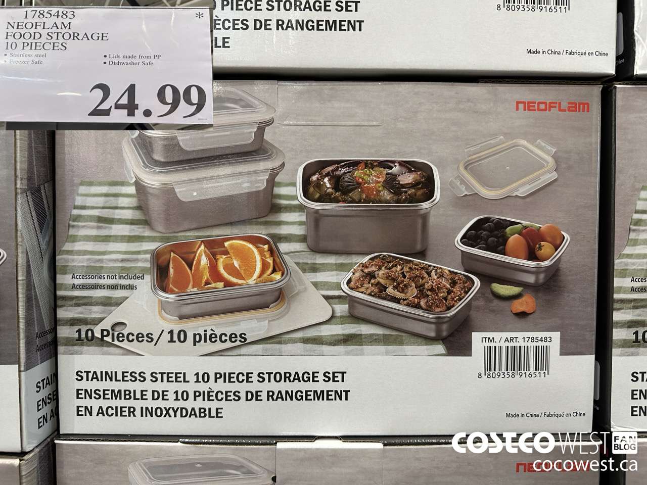 1785483 NEOFLAM FOOD STORAGE 10 PIECES $24.99