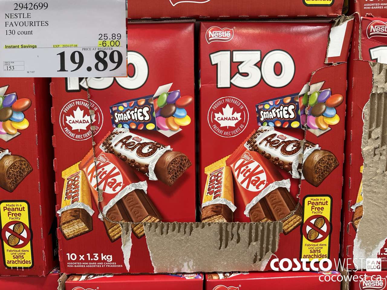 2942699 NESTLE FAVOURITES 130 COUNT ($6.00 INSTANT SAVINGS EXPIRES ON 2024-07-08) $19.99