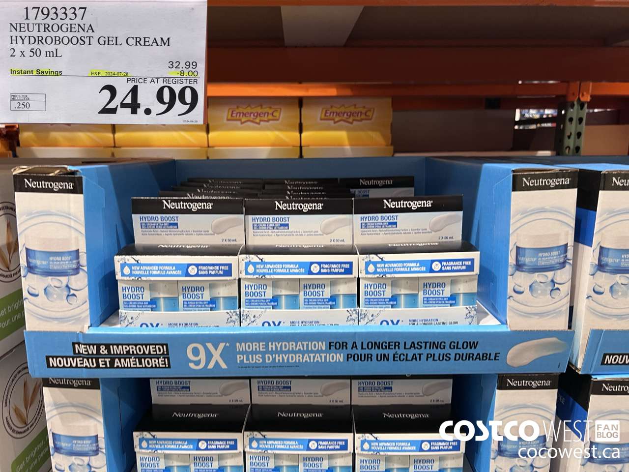 1793337 NEUTROGENA HYDROBOOST GEL CREAM 2 X 50 ML ($8.00 INSTANT SAVINGS EXPIRES ON 2024-07-28) $24.99