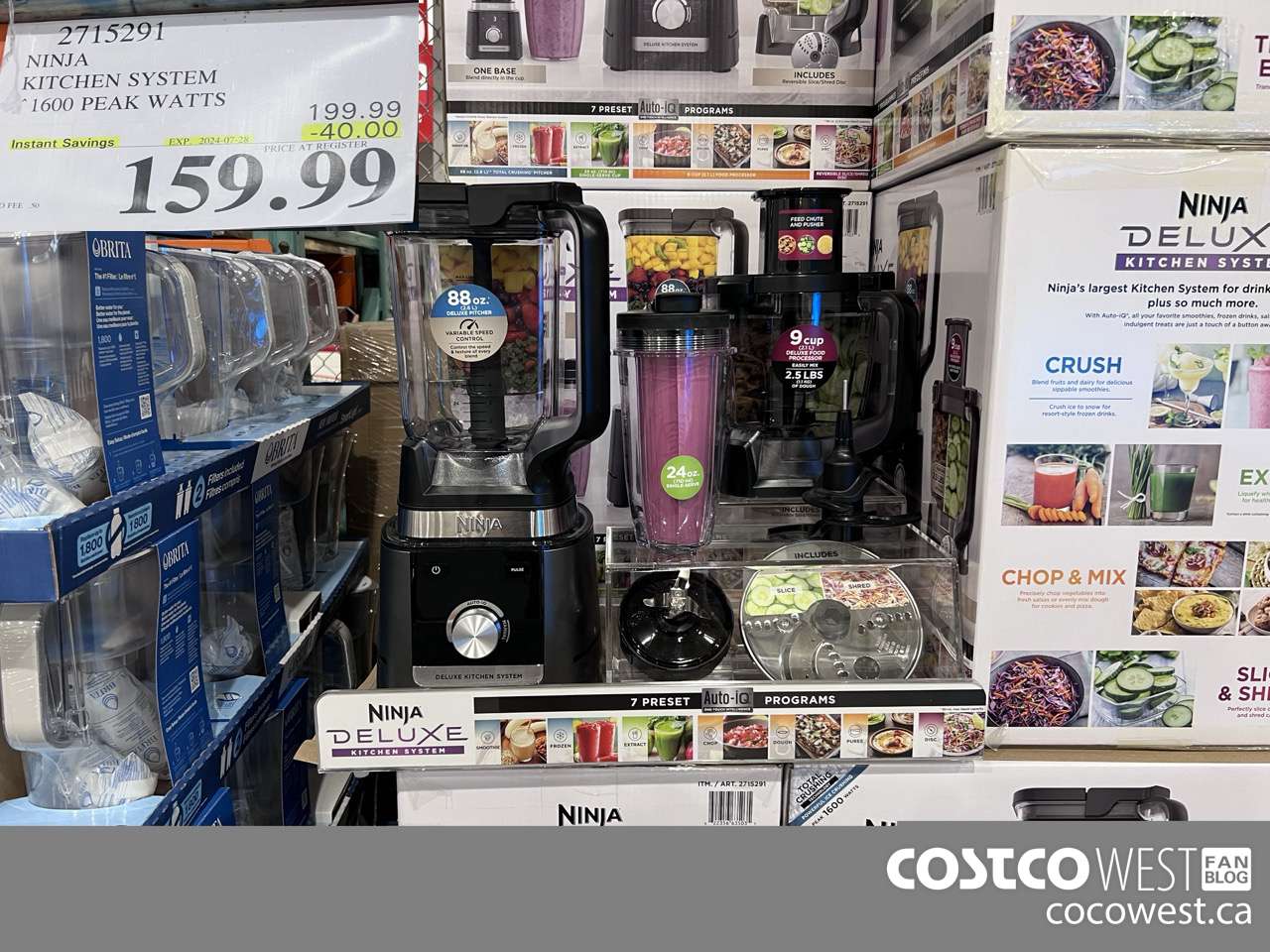 2715291 NINJA KITCHEN SYSTEM 1600 PEAK WATTS ($40.00 INSTANT SAVINGS EXPIRES ON 2024-07-28) $159.99