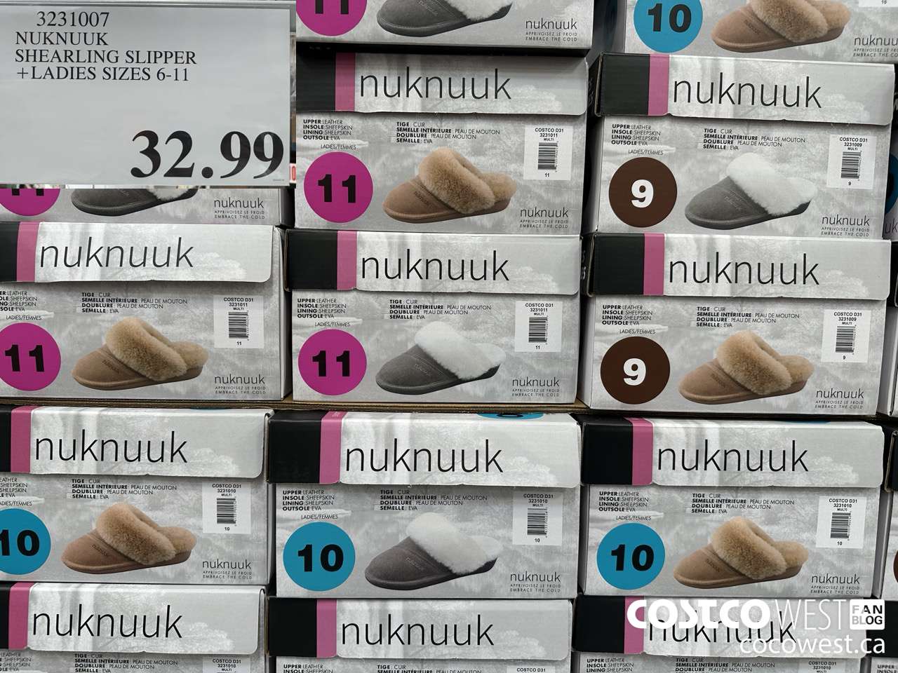 3231007 NUKNUUK SHEARLING SLIPPER LADIES SIZES 6-11 $32.99