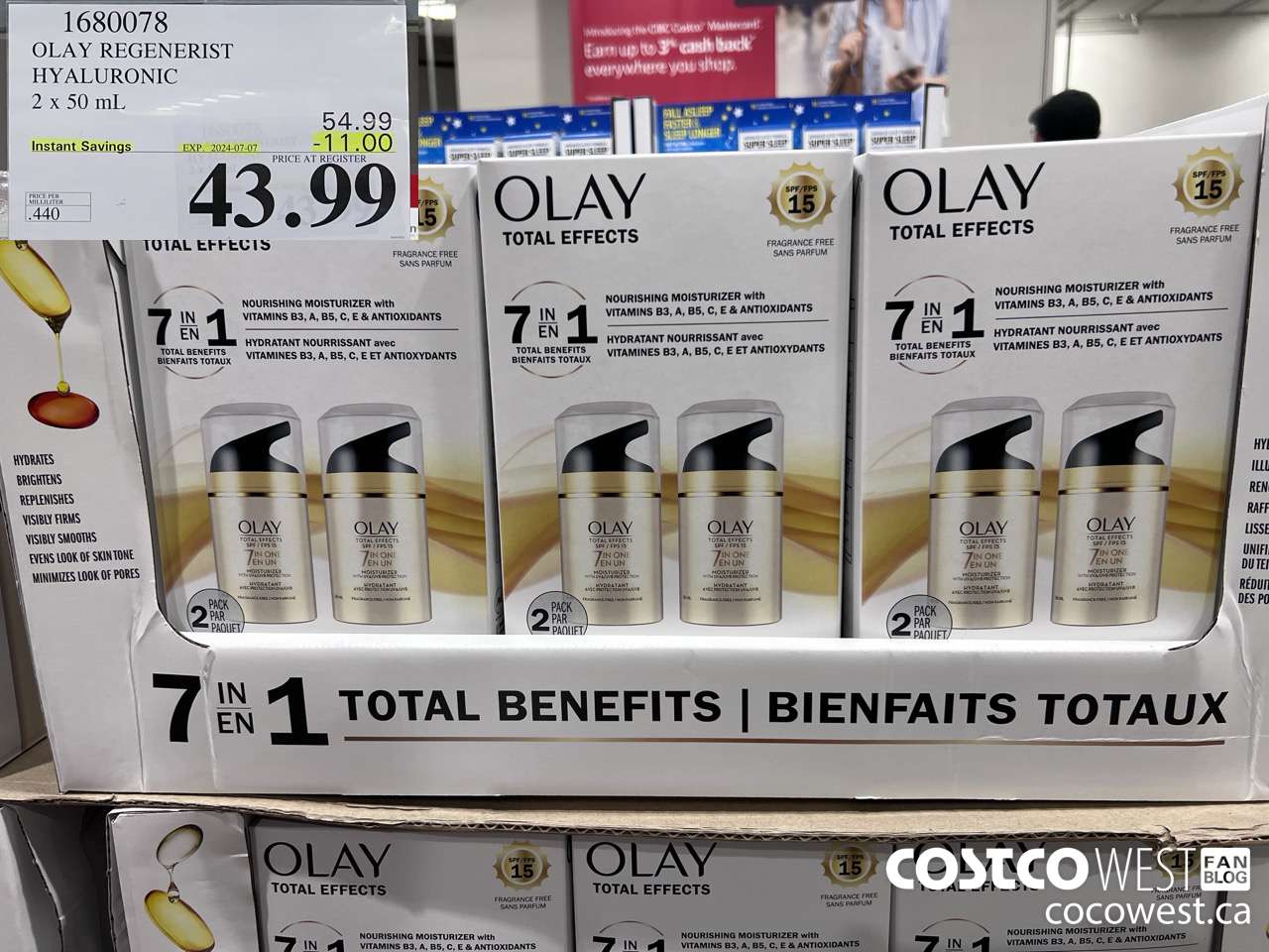 1680078 OLAY REGENERIST HYALURONIC 2 X 50ML ($11.00 INSTANT SAVINGS EXPIRES ON 2024-07-07) $43.99
