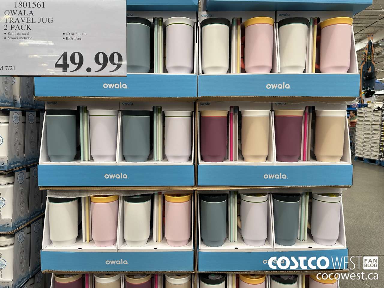 1801561 OWALA TRAVEL JUG 2 PACK $49.99