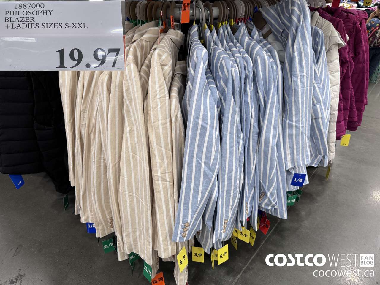 1887000 PHILOSOPHY BLAZER LADIES SIZES S-XXL $19.97