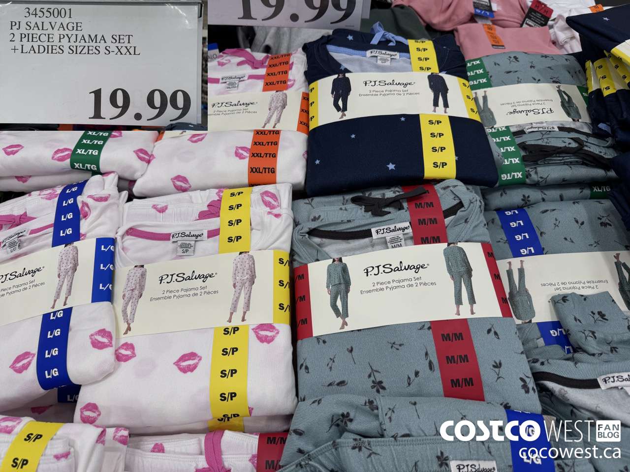 3455001 PJ SALVAGE 2 PIECE PYJAMA SET LADIES SIZES S-XXL $19.99
