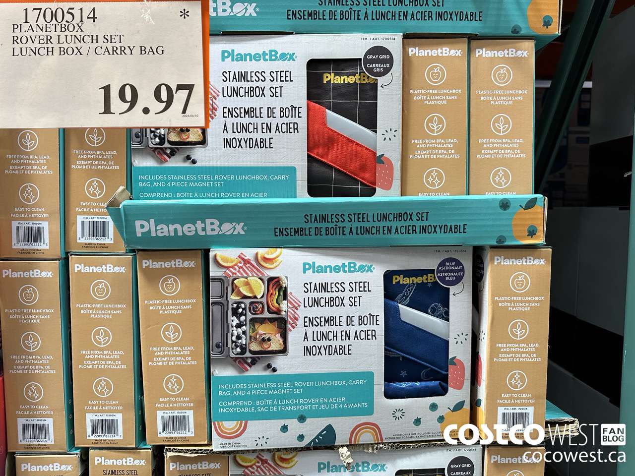 1700514 PLANETBOX ROVER LUNCH SET LUNCH BOX / CARRY BAG $19.97