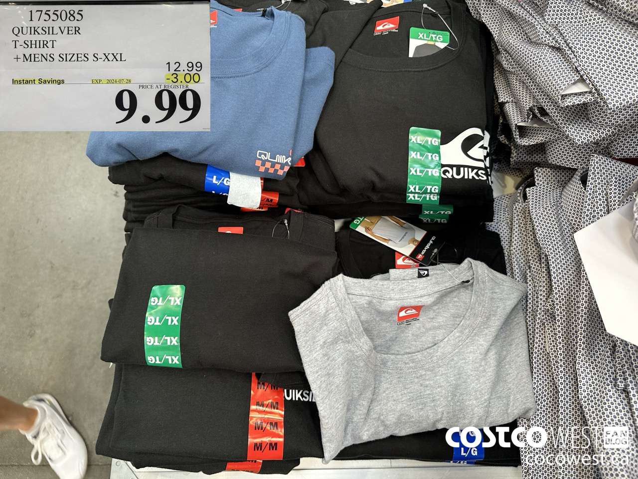 1755085 QUICKSILVER T-SHIRT MENS SIZES S-XXL ($3.00 INSTANT SAVINGS EXPIRES ON 2024-07-28) $9.99