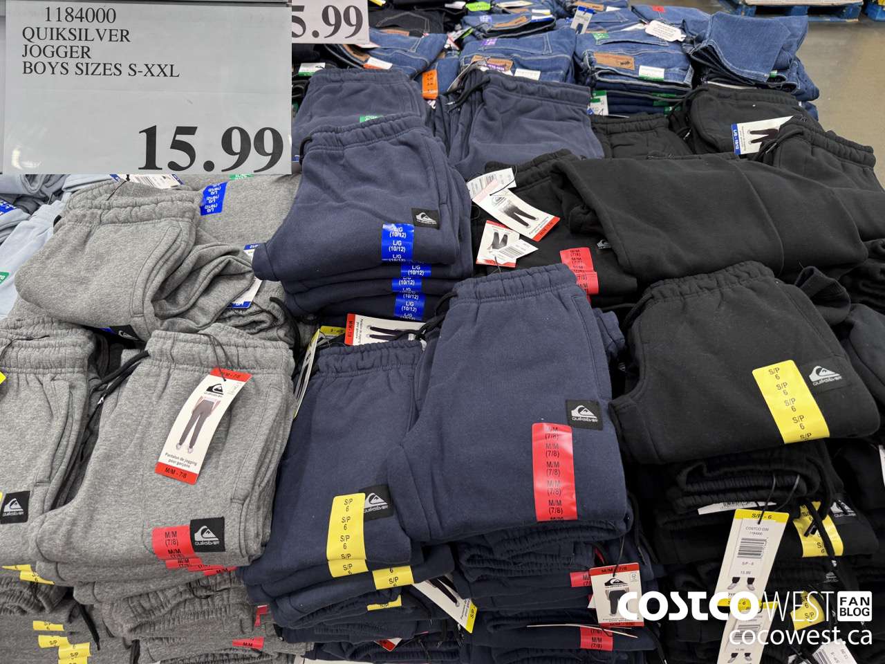 1184000 QUIKSILVER JOGGER BOYS SIZES S-XXL $15.99