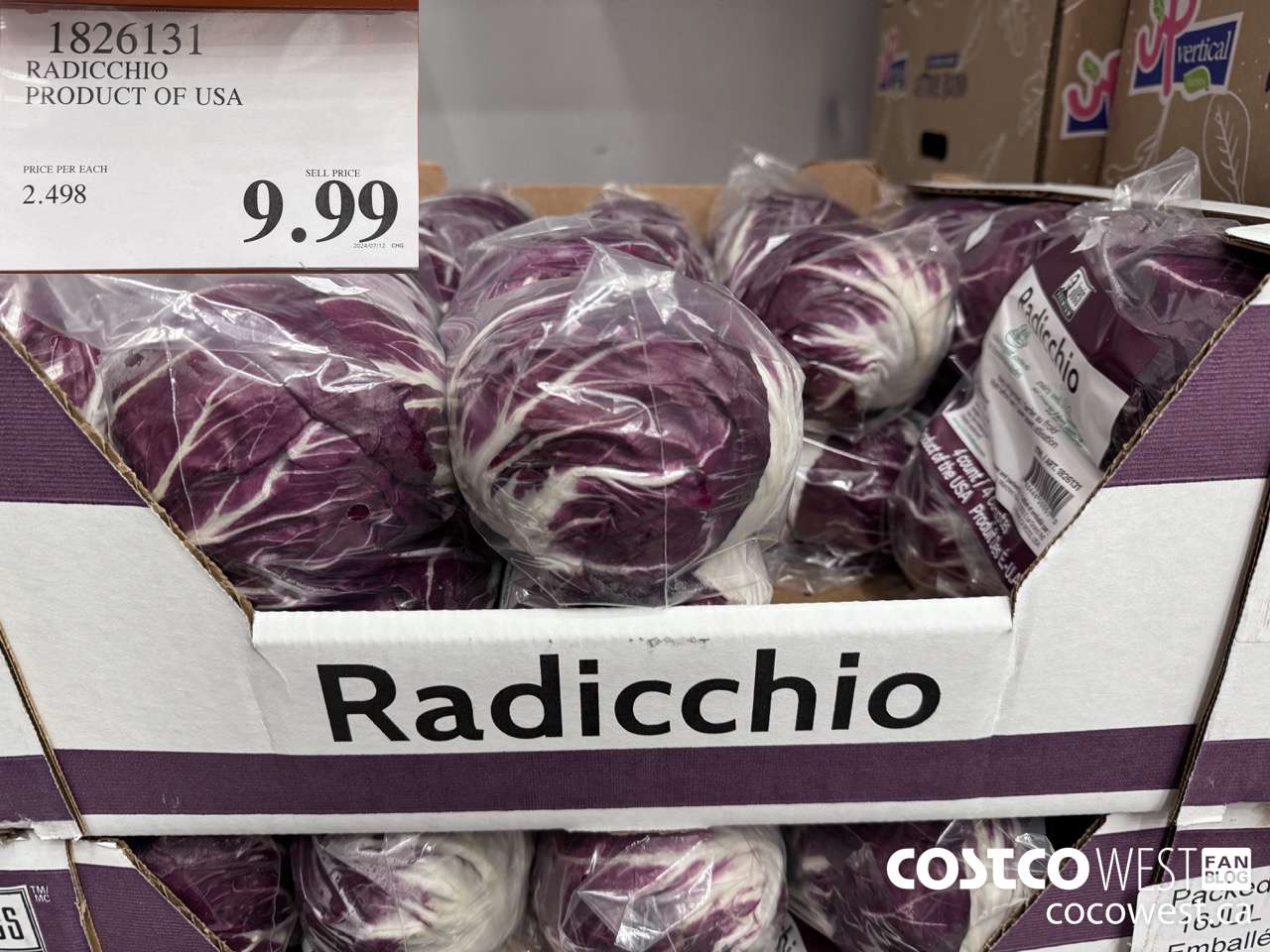 1826131 RADICCHIO PRODUCT OF USA $9.99