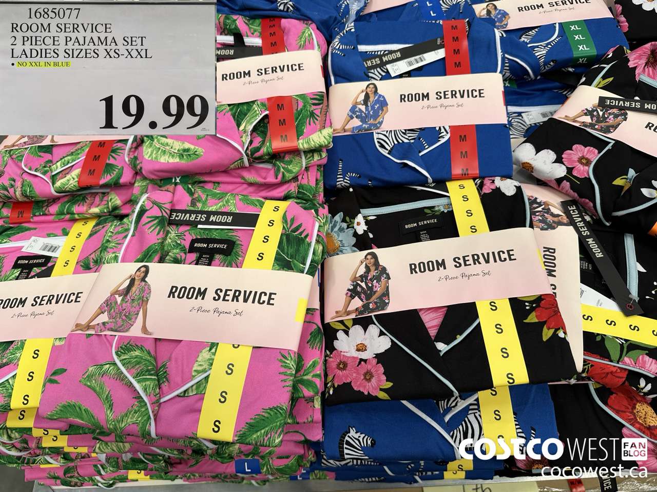 1685077 ROOM SERVICE 2 PIECE PAJAMA SET LADIES SIZES XS-XXL $19.99