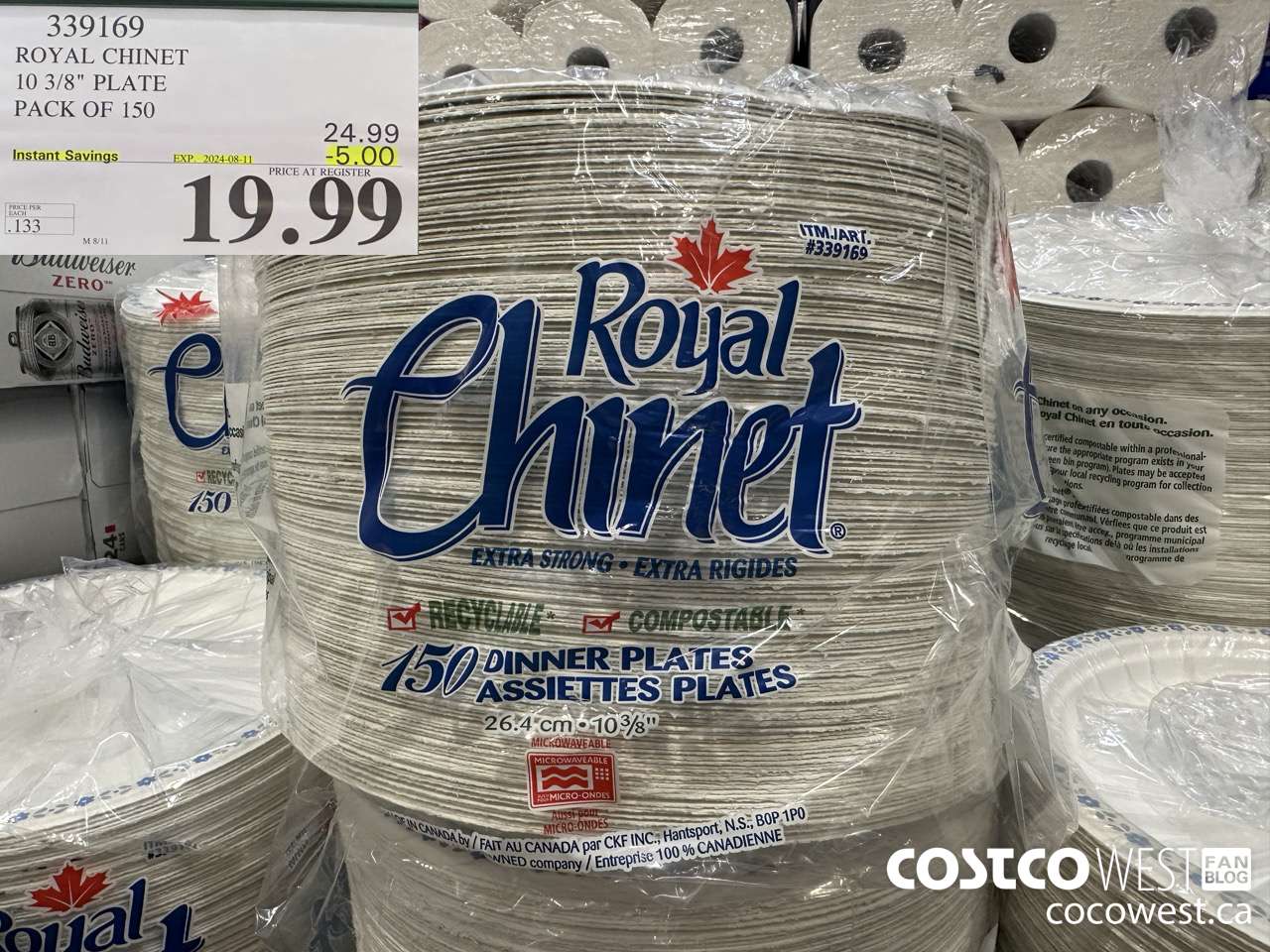 339169 ROYAL CHINET 10 3/8