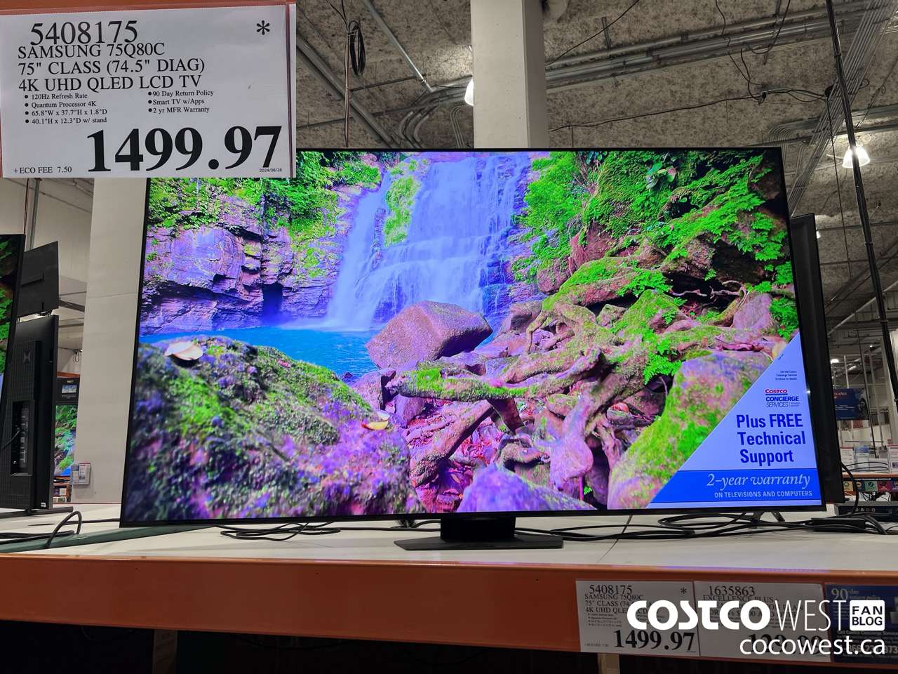 5408175 SAMSUNG 75Q80C 75