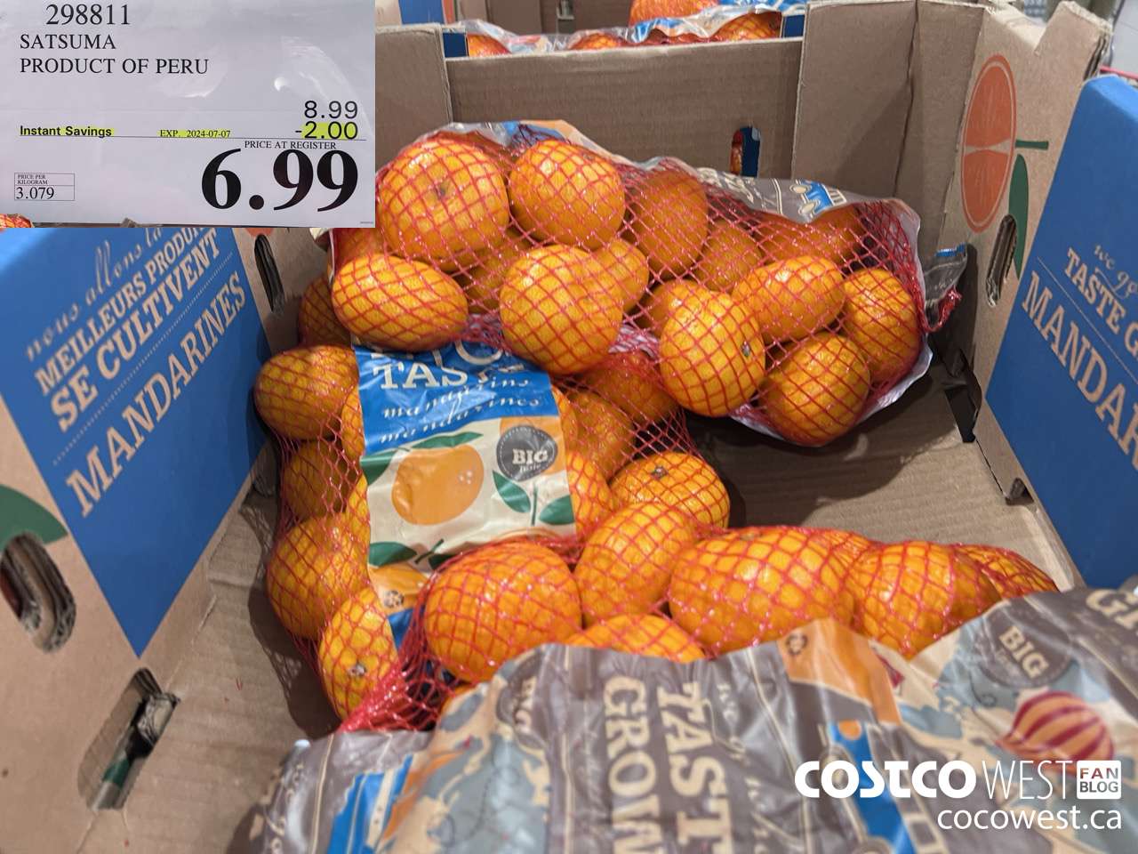 298811 SATSUMA PRODUCT OF PERU ($2.00 INSTANT SAVINGS EXPIRES ON 2024-07-07) $6.99
