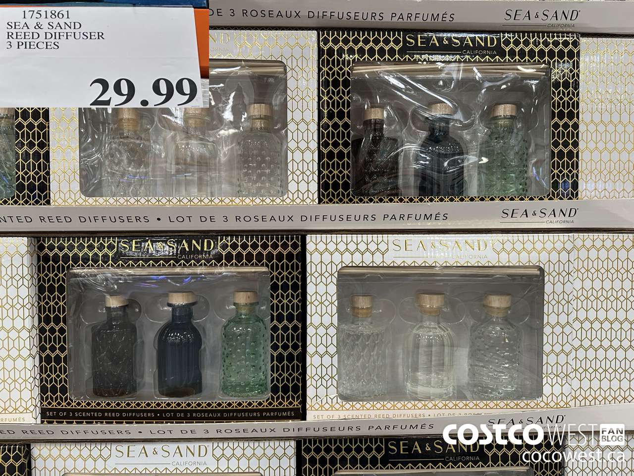 1751861 SEA & SAND REED DIFFUSER 3 PIECES $29.99