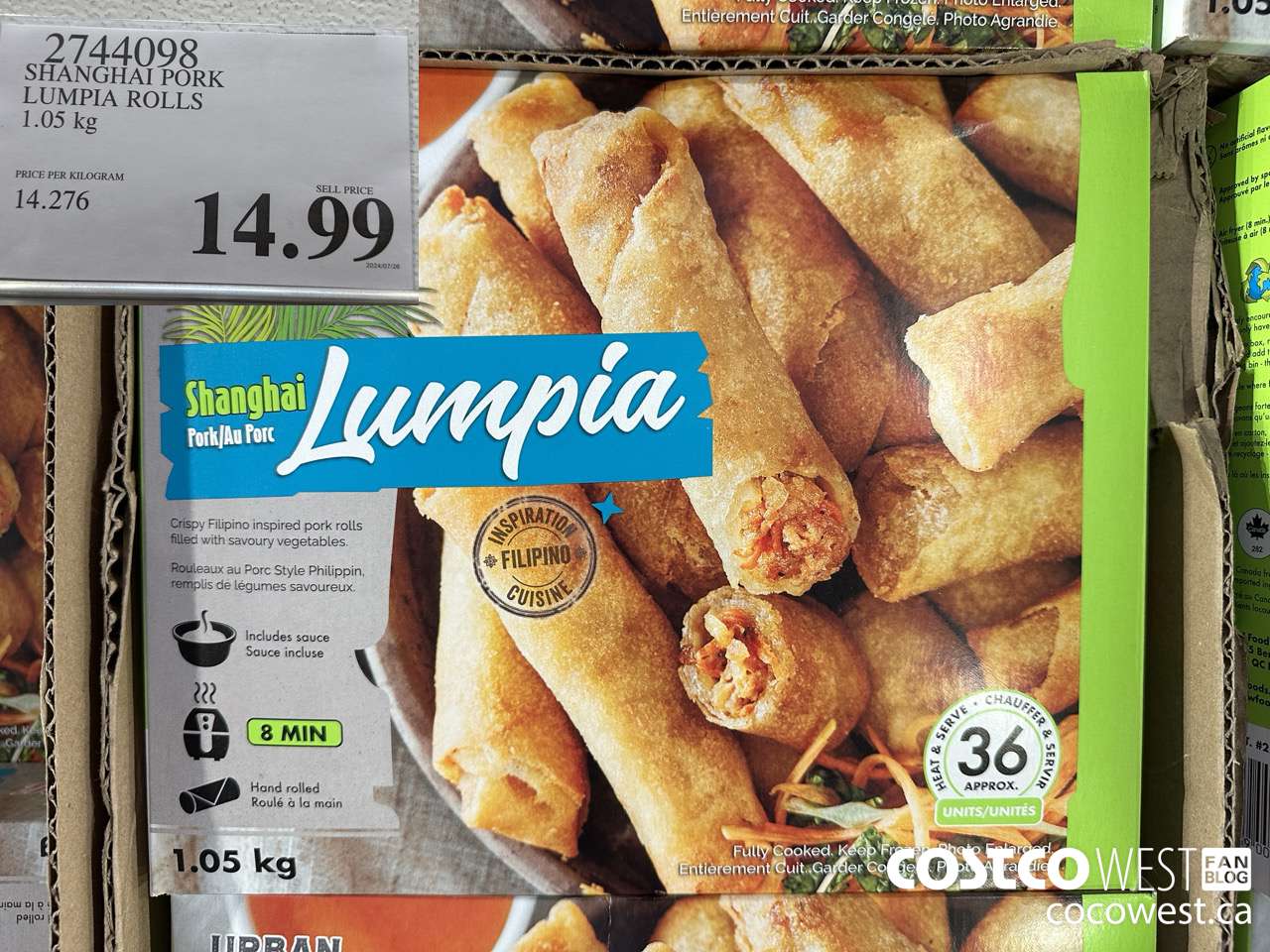 2744098 SHANGHAI PORK LUMPIA ROLLS 1.05KG $14.99