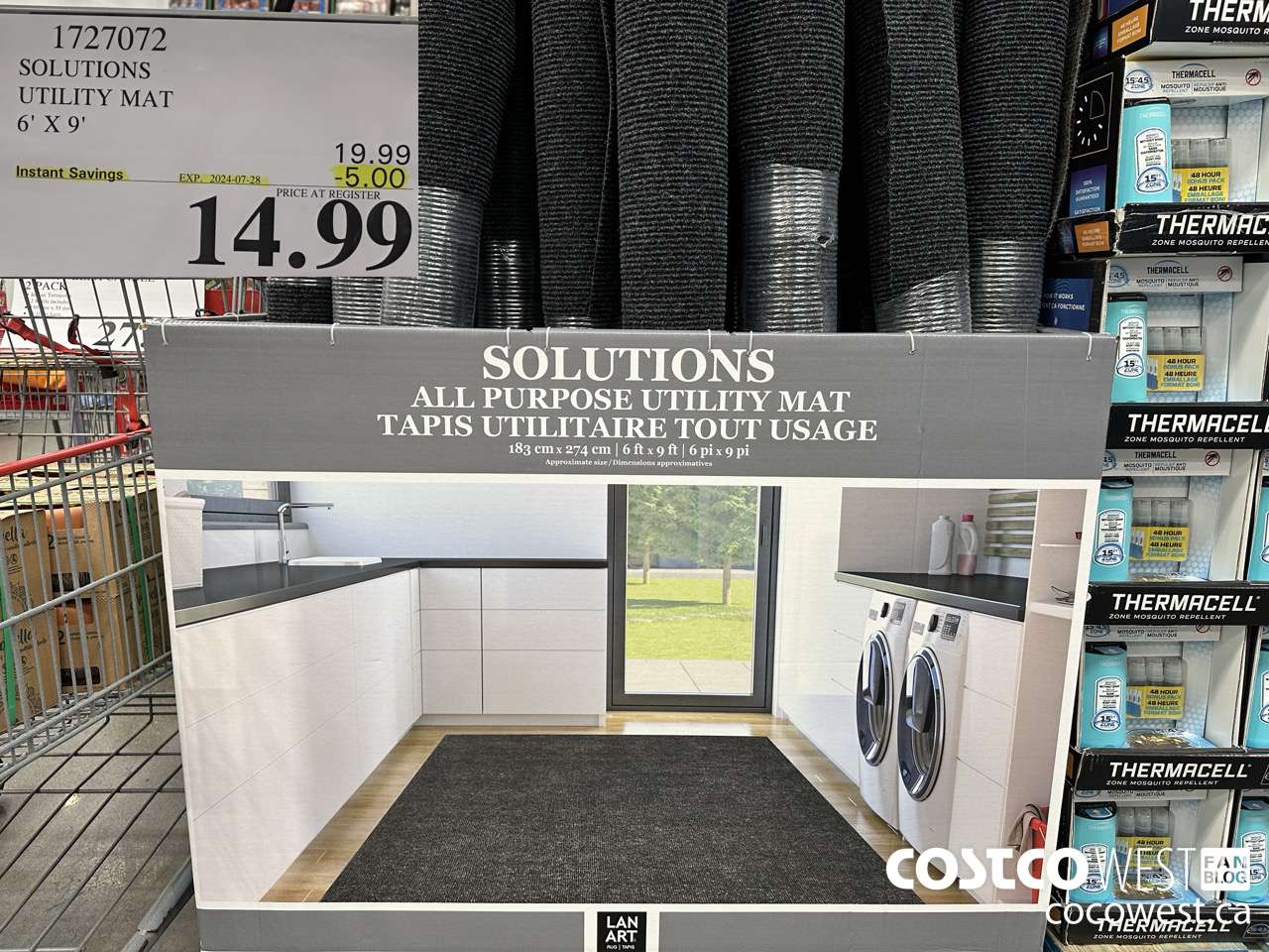 1727072 SOLUTIONS UTILITY MAT 6' X 9' ($5.00 INSTANT SAVINGS EXPIRES ON 2024-07-28) $14.99