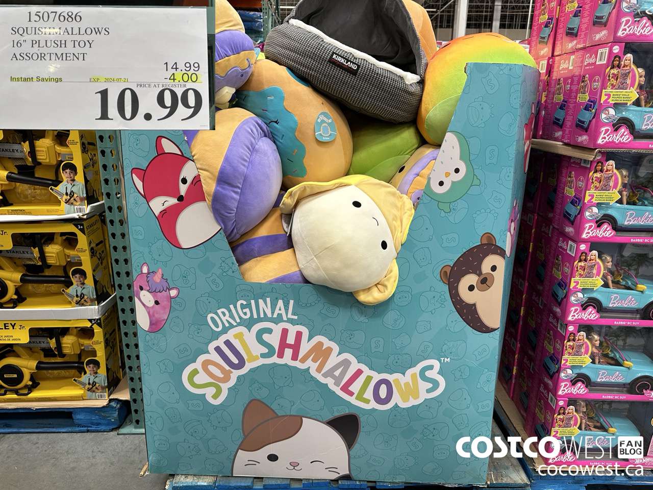 1507686 SQUISHMALLOWS 16 INCH PLUSH ASSORTMENT ($4.00 INSTANT SAVINGS EXPIRES ON 2024-07-21) $10.99