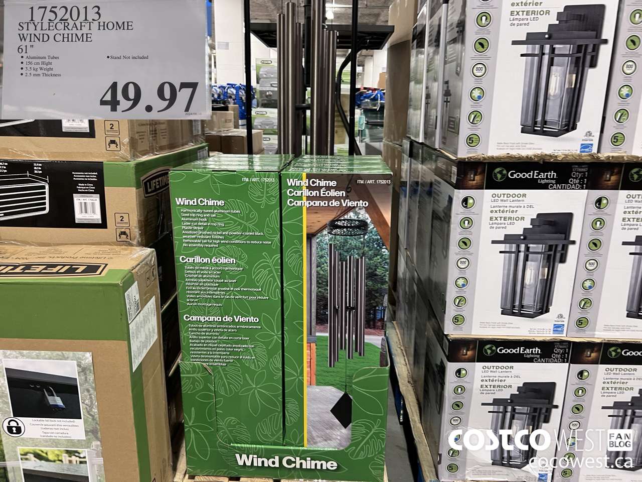 1752013 STYLECRAFT HOME WIND CHIME 61