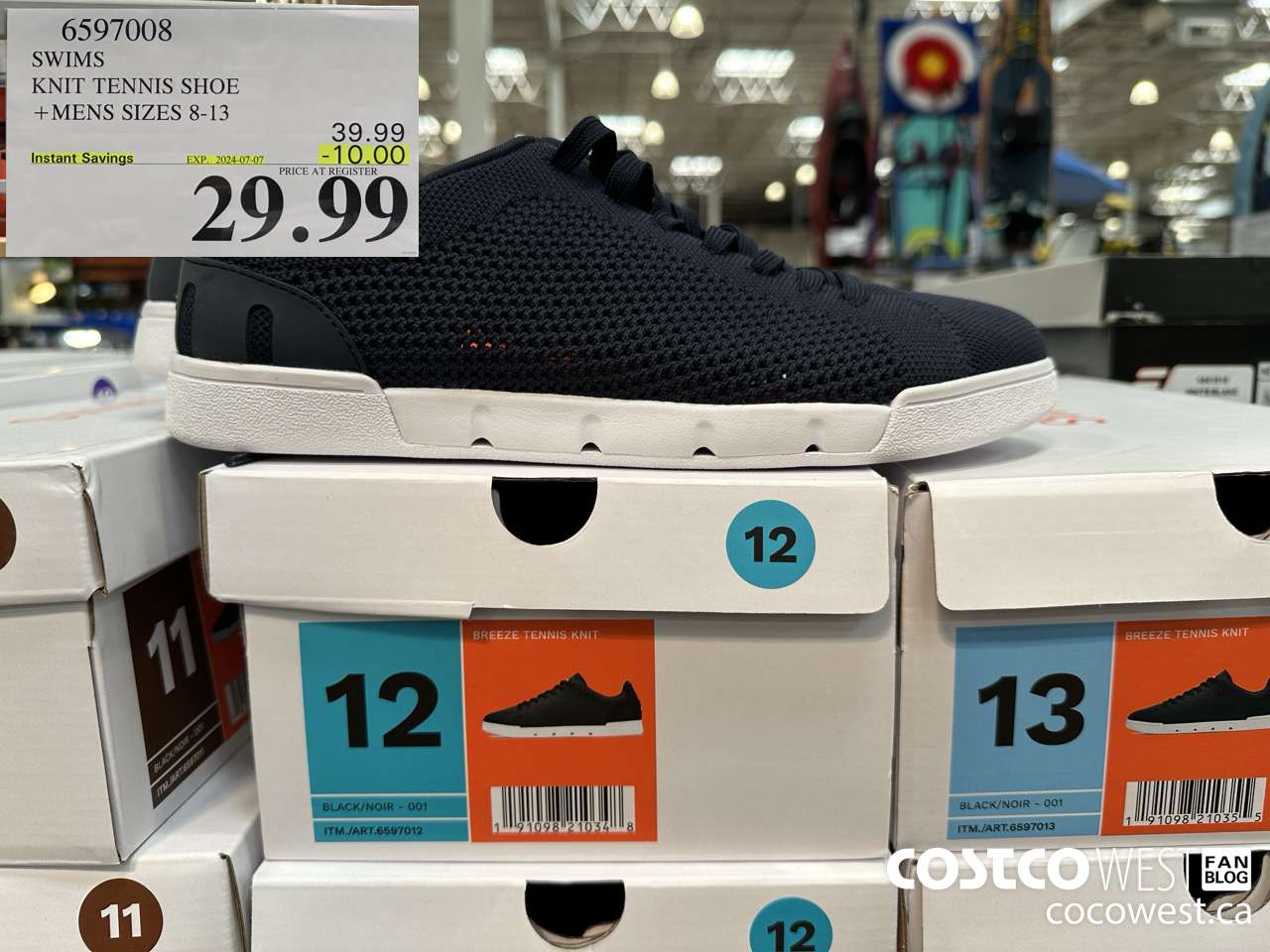 6597008 SWIMS KNIT TENNIS SHOE MENS SIZES 8-13 ($10.00 INSTANT SAVINGS EXPIRES ON 2024-07-07) $29.99