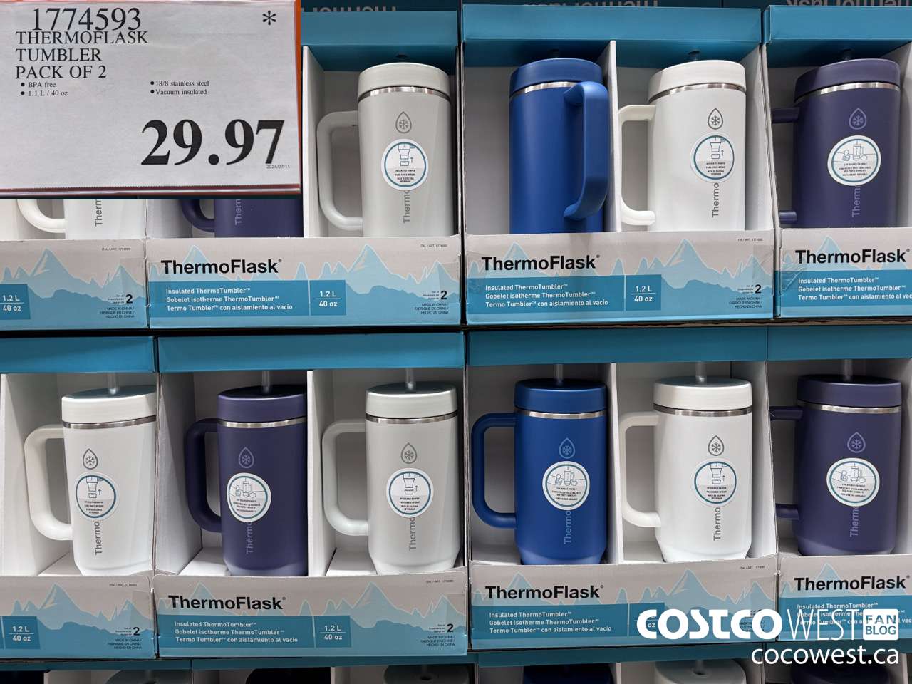 1774593 THERMOFLASK TUMBLER PACK OF 2 $29.97