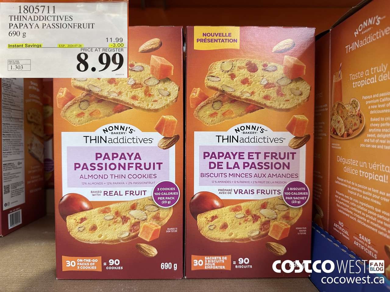 1805711 THINADDICTIVES PAPAYA PASSIONFRUIT 690G ($3.00 INSTANT SAVINGS EXPIRES ON 2024-07-28) $8.99