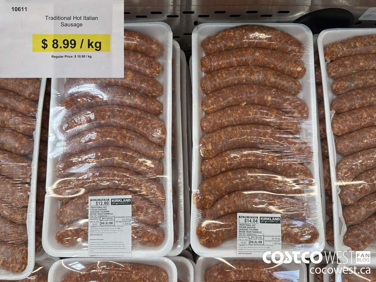 10611 TRADITIONAL HOT ITALIAN SAUSAGE ($2.00 INSTANT SAVINGS) $8.99