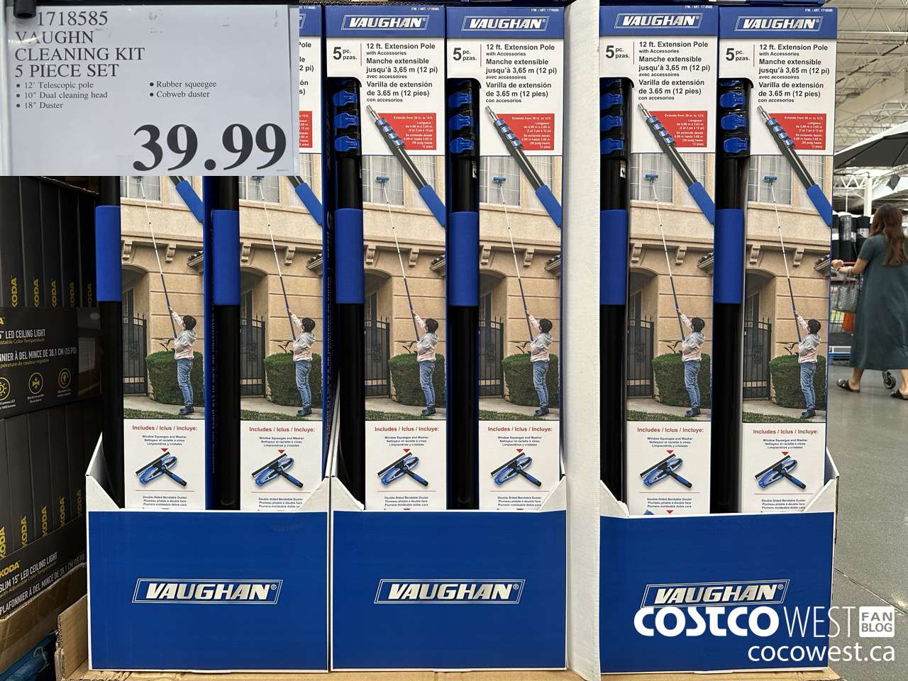 1718585 VAUGHN CLEANING KIT 5 PIECE SET $39.99