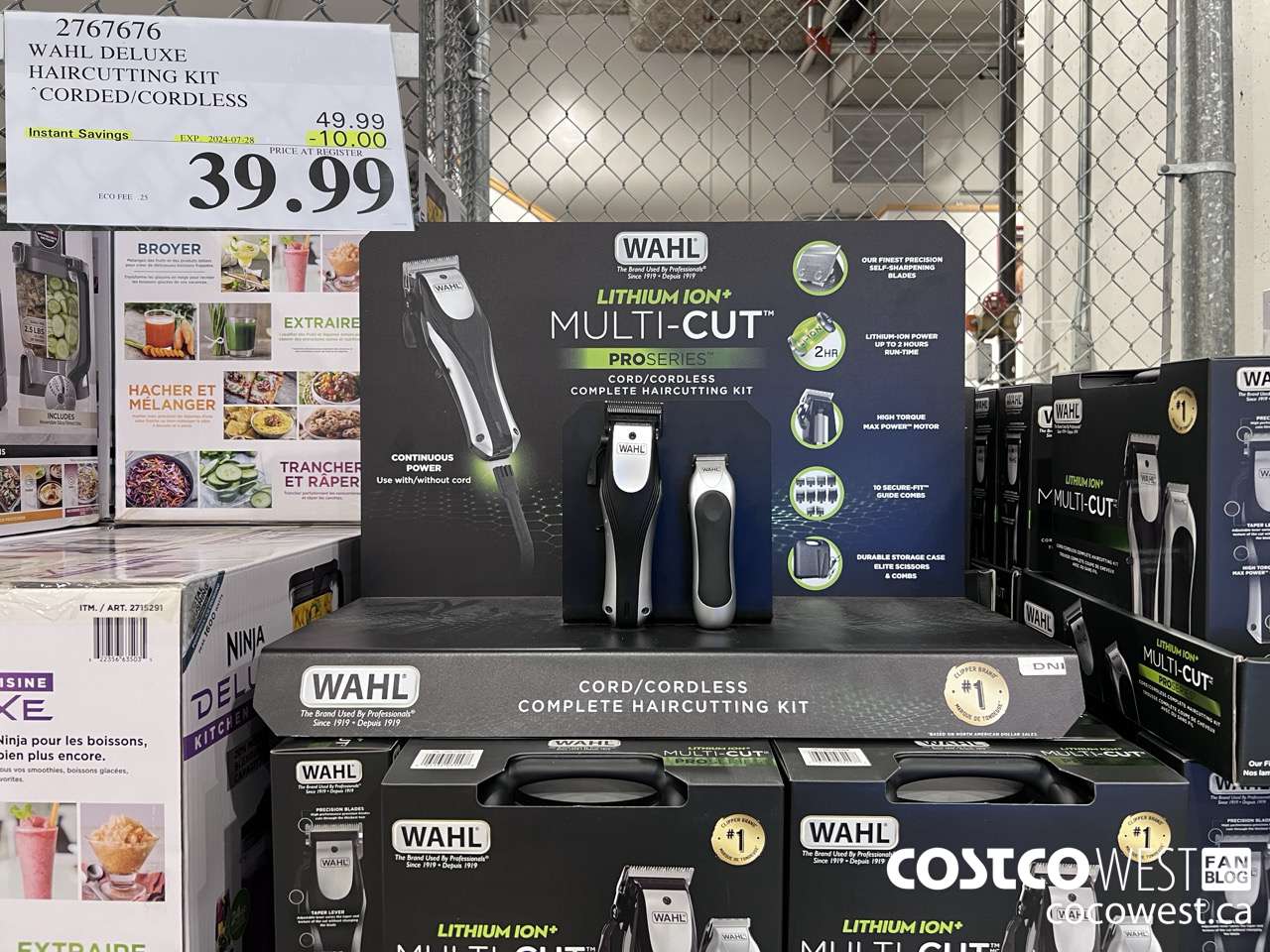 2767676 WAHL DELUXE HAIRCUTTING KIT CORDED/CORDLESS ($10.00 INSTANT SAVINGS EXPIRES ON 2024-07-28) $39.99