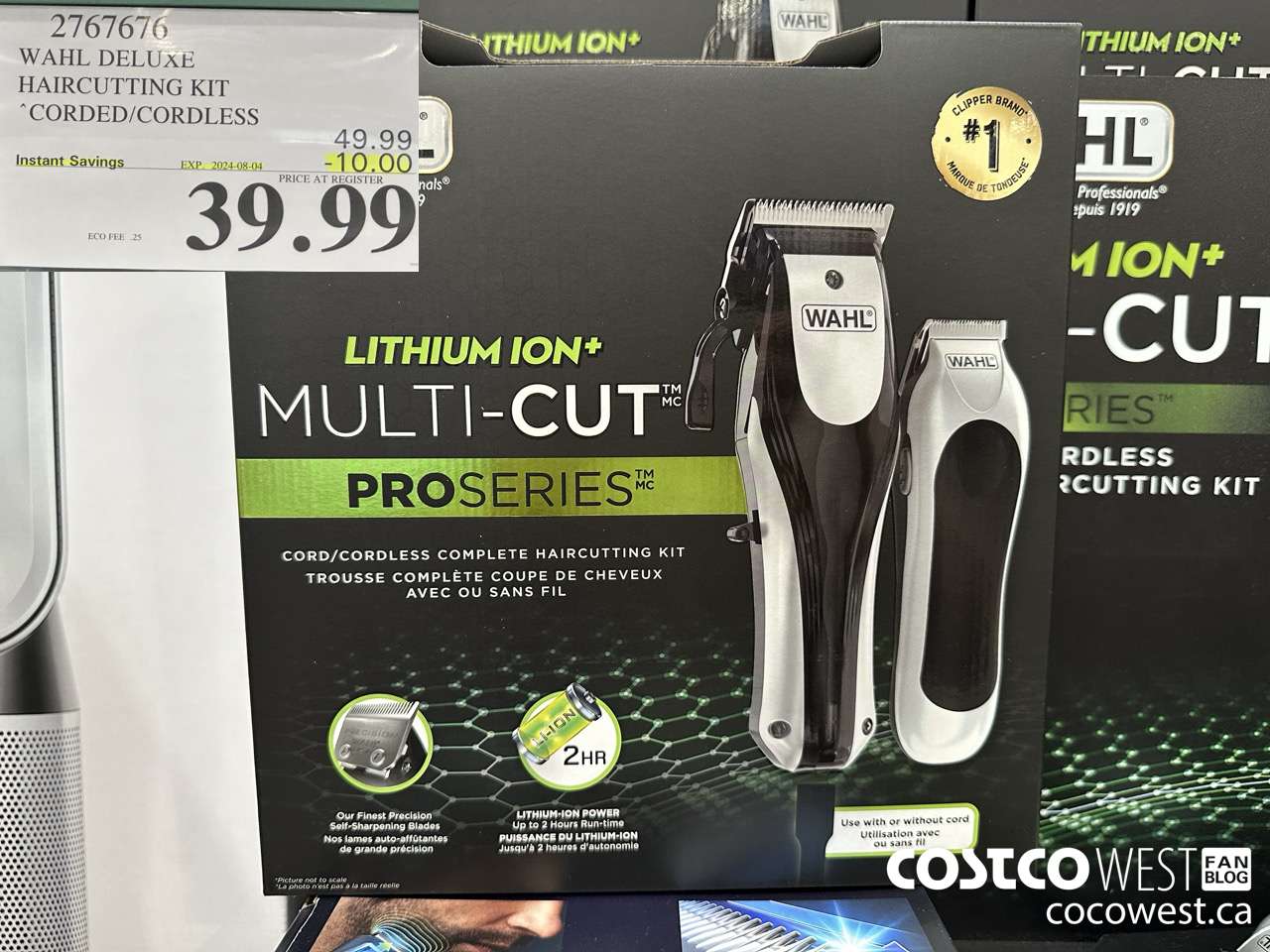 2767676 WAHL DELUXE HAIRCUTTING KIT CORDED/CORDLESS ($10.00 INSTANT SAVINGS EXPIRES ON 2024-08-04) $39.99
