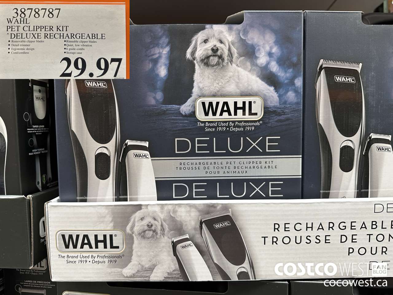 3878787 WAHL PET CLIPPER KIT DELUXE RECHARGEABLE $29.97