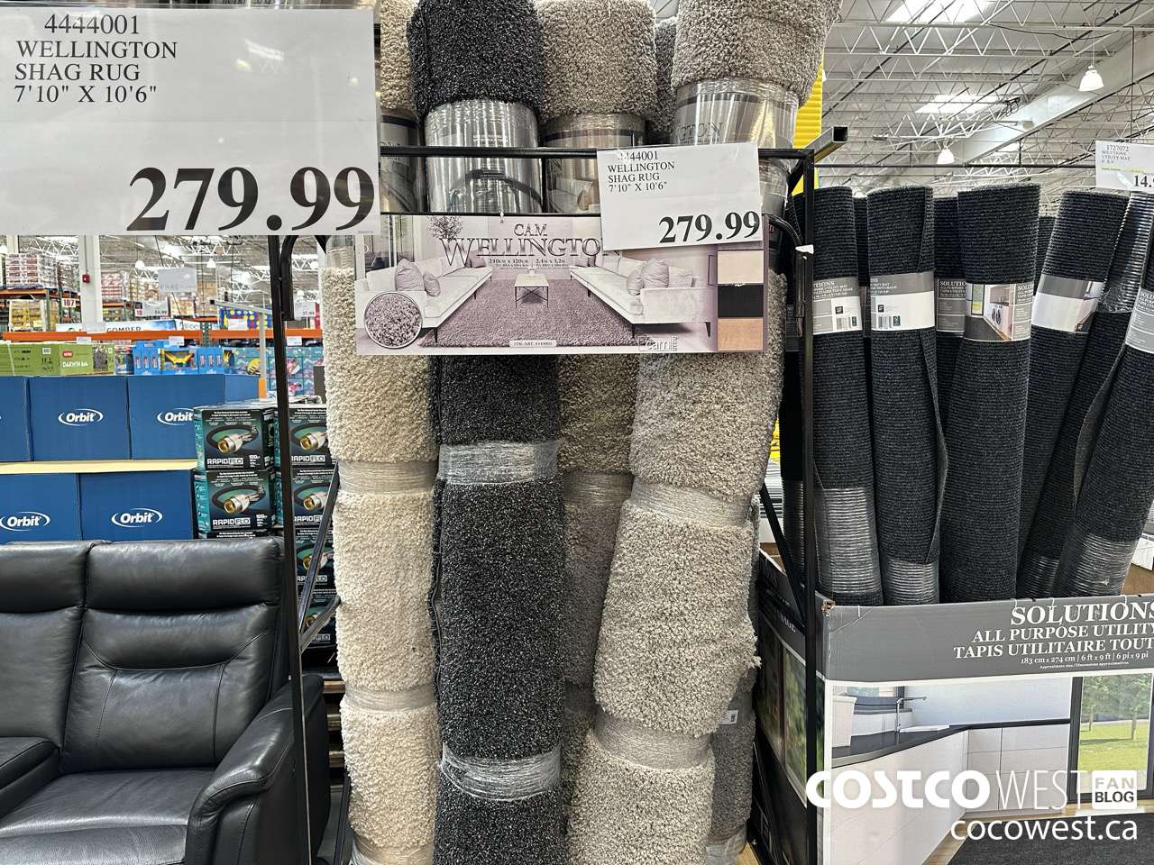 4444001 WELLINGTON SHAG RUG 7'10
