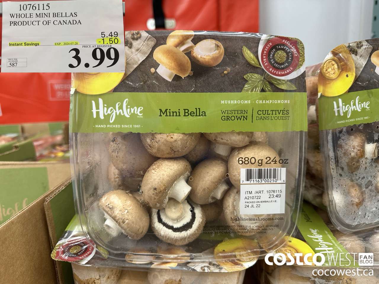 1076115 WHOLE MINI BELLAS PRODUCT OF CANADA ($1.50 INSTANT SAVINGS EXPIRES ON 2024-07-28) $3.99