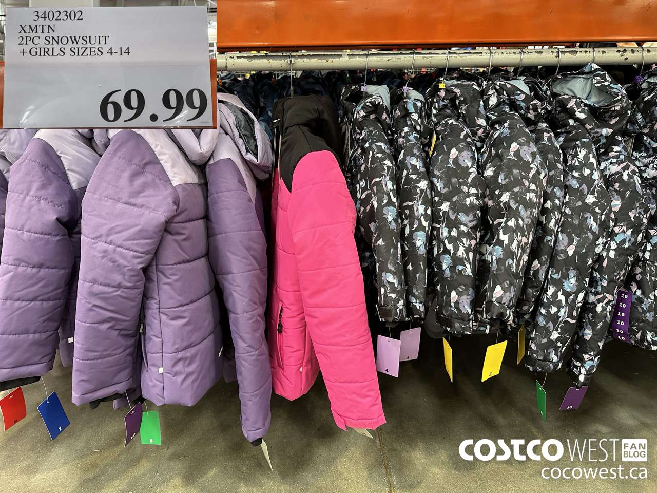 3402302 XMTN 2PC SNOWSUIT GIRLS SIZES 4-14 $69.99