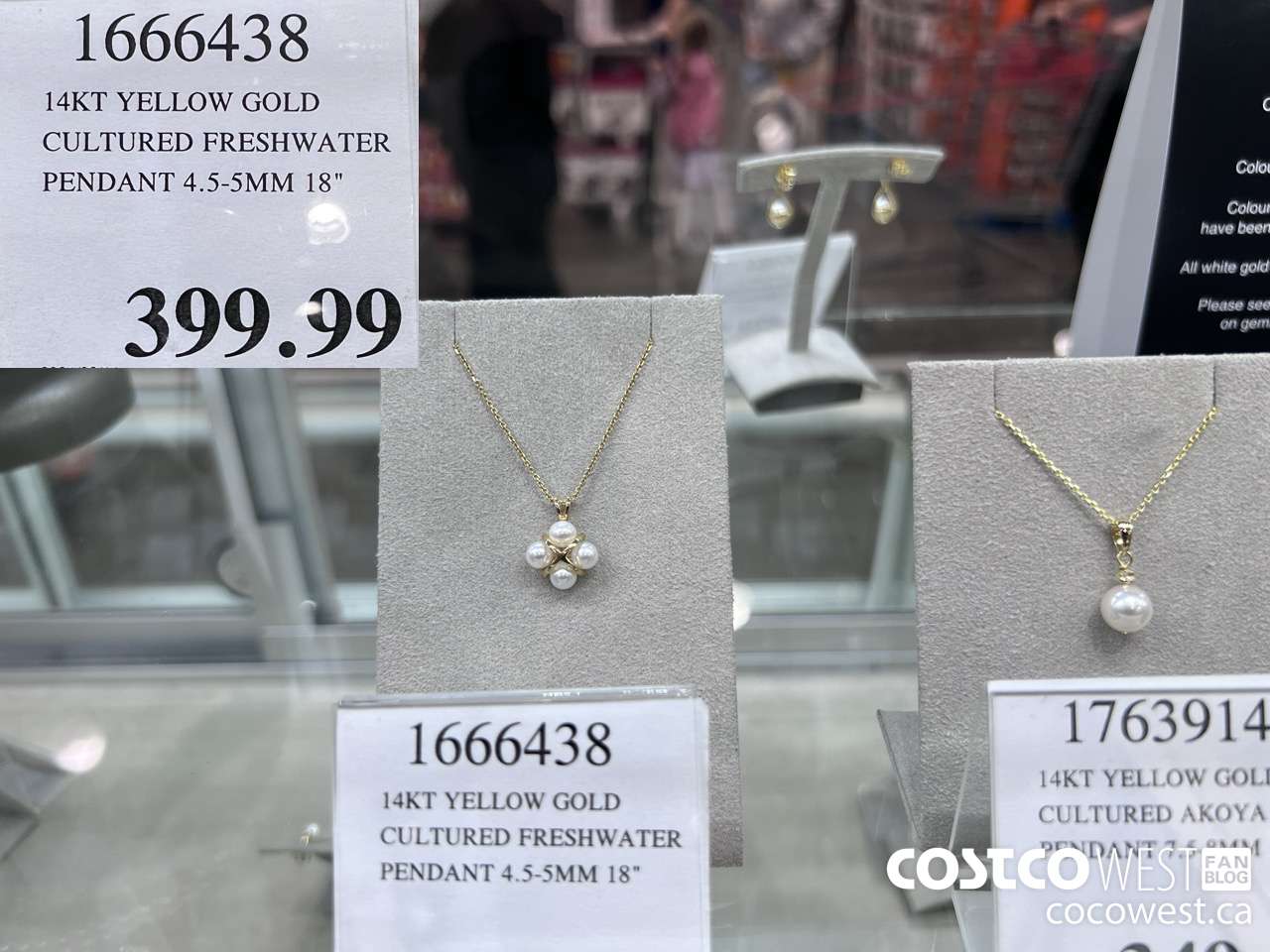 1666438 14KT YELLOW GOLD CULTURED FRESHWATER PENDANT 4.5-5MM 18