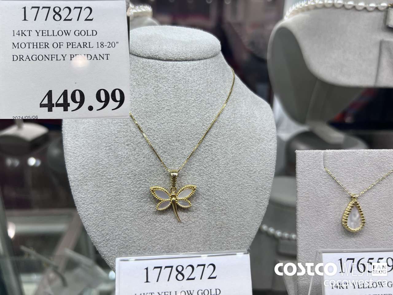 1778272 14KT YELLOW GOLD MOTHER OF PEARL 18-20