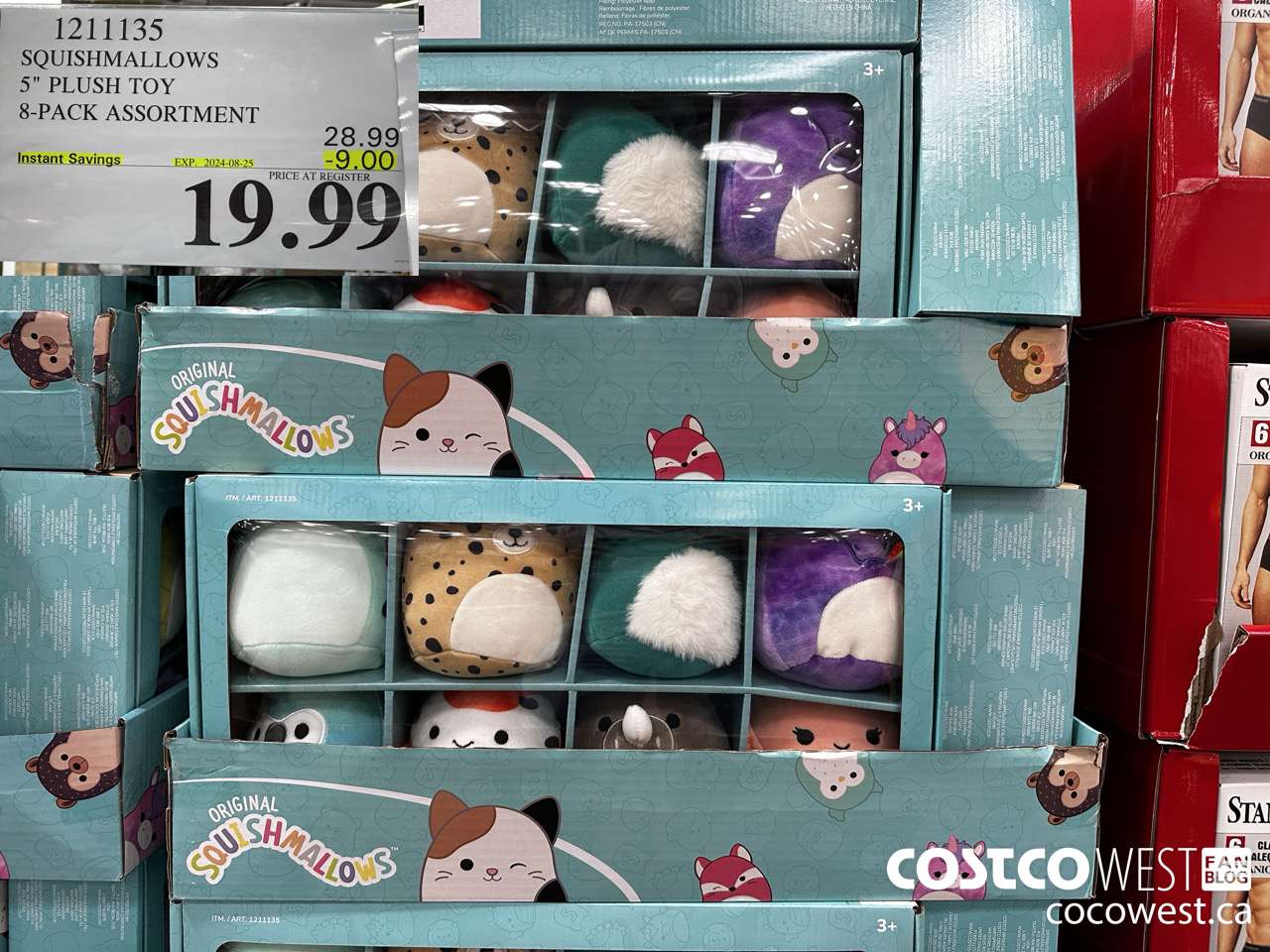 1211135 5-INCH SQUISHMALLOWS 8-PACK ASSORTMENT ($9.00 INSTANT SAVINGS EXPIRES ON 2024-09-25) $19.99