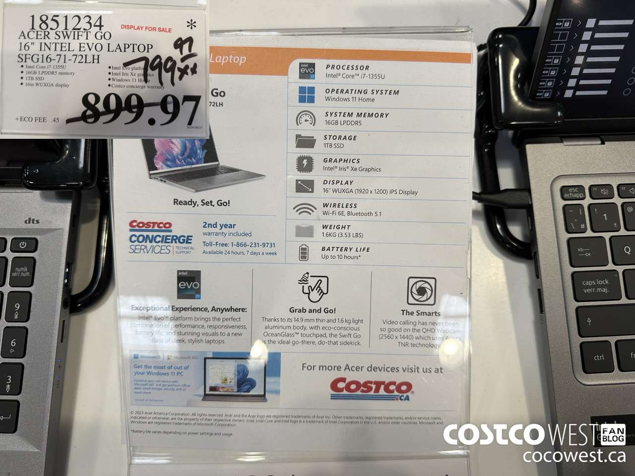 1851234 ACER SWIFT GO 16