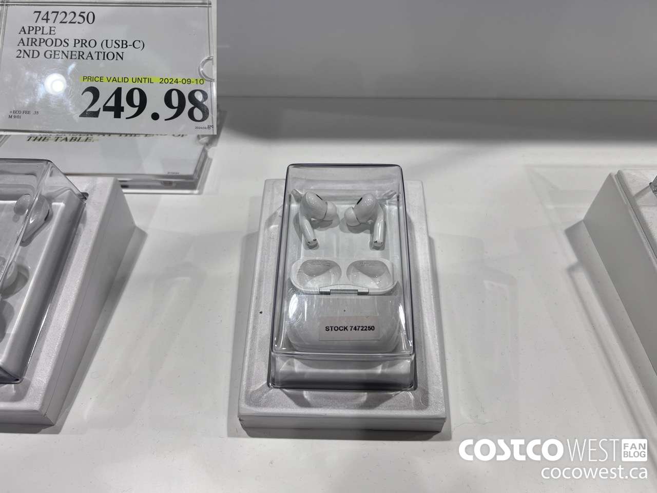 7472250 APPLE AIRPODS PRO 2ND GENERATION (USB-C) (EXPIRES ON 2024-09-10) $249.98