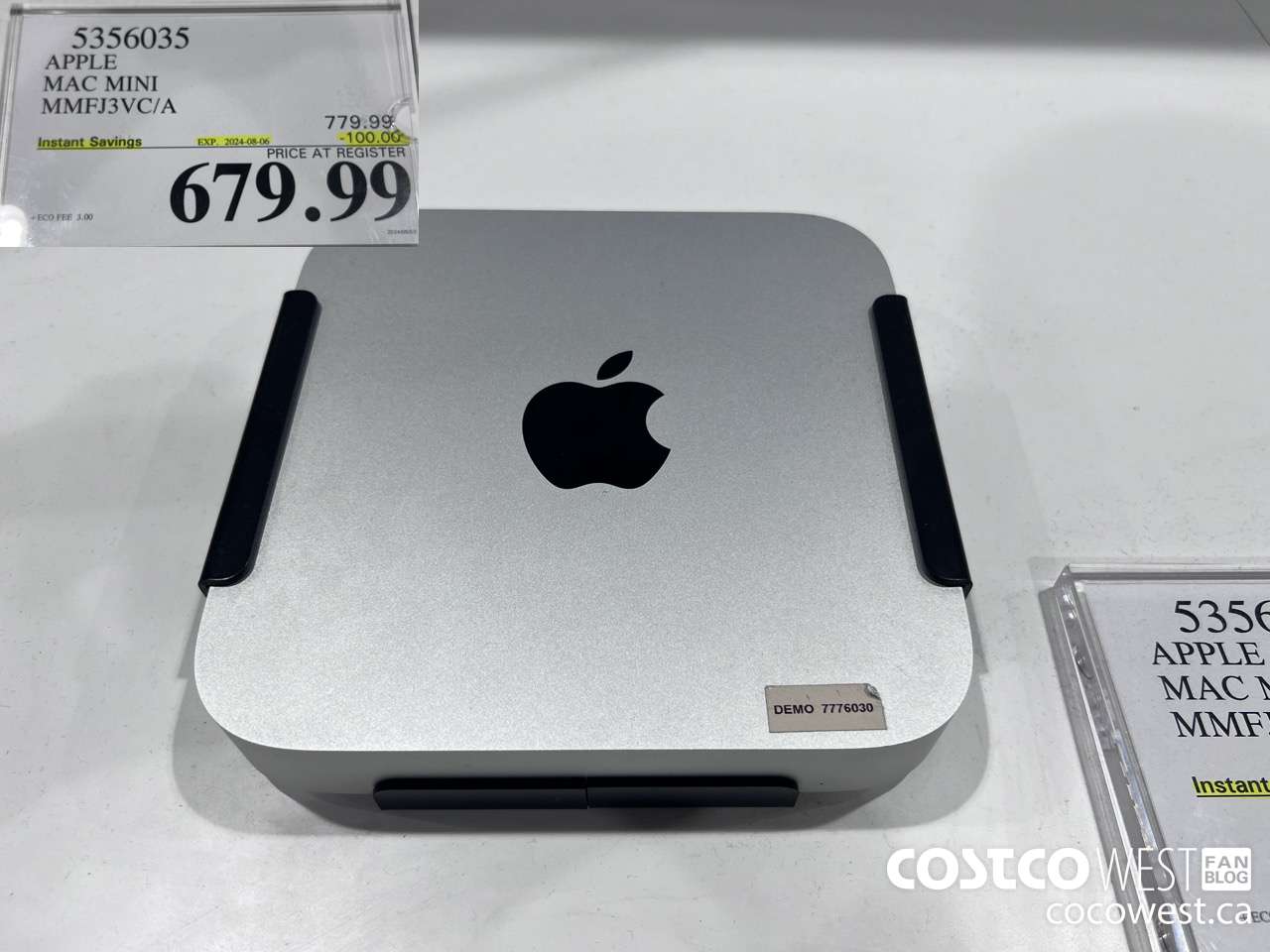 5356035 APPLE MAC MINI MMFJ3VC/A ($100.00 INSTANT SAVINGS EXPIRES ON 2024-08-06) $679.99