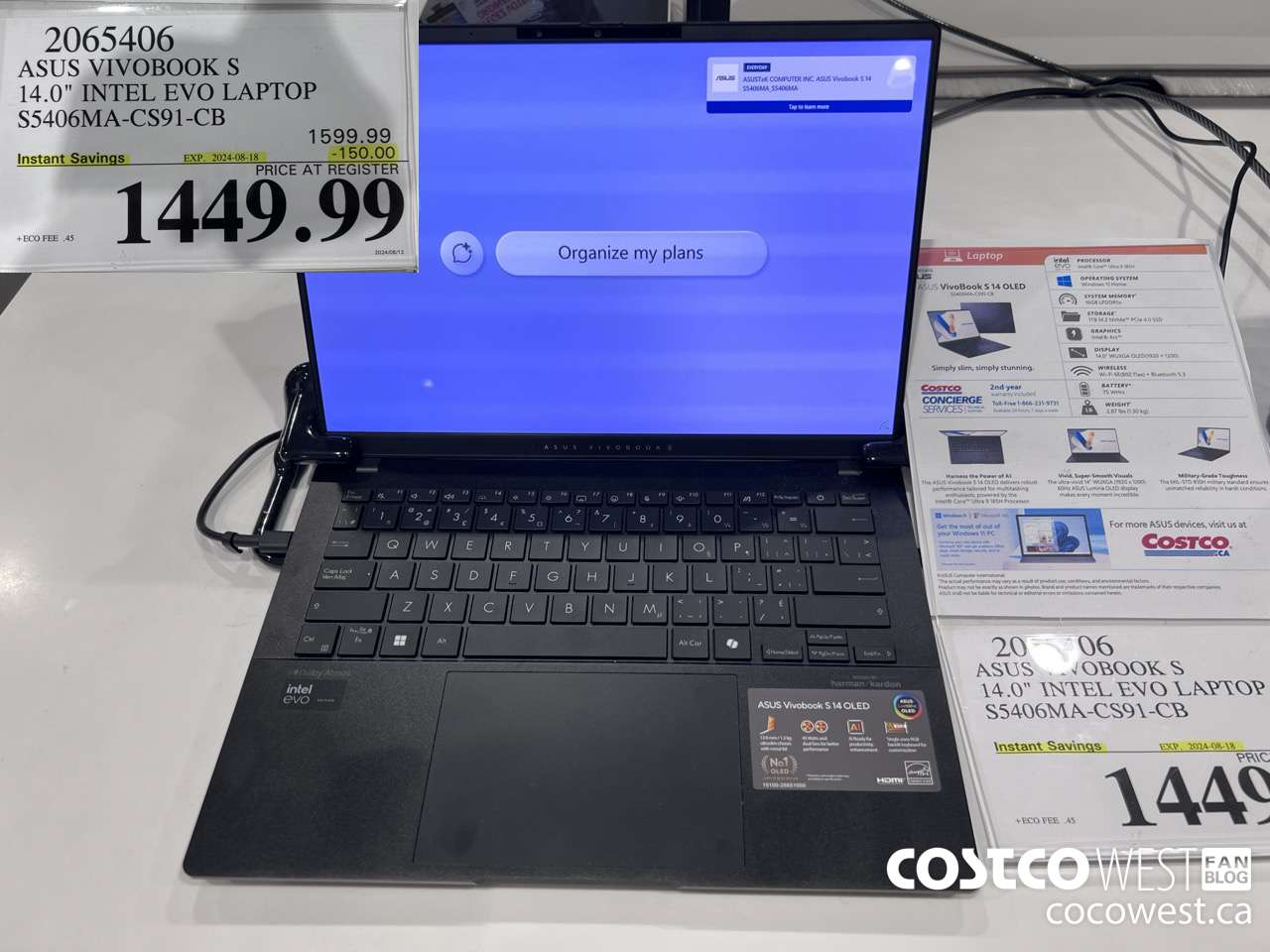 2065406 ASUS VIOBOOK S 14.0