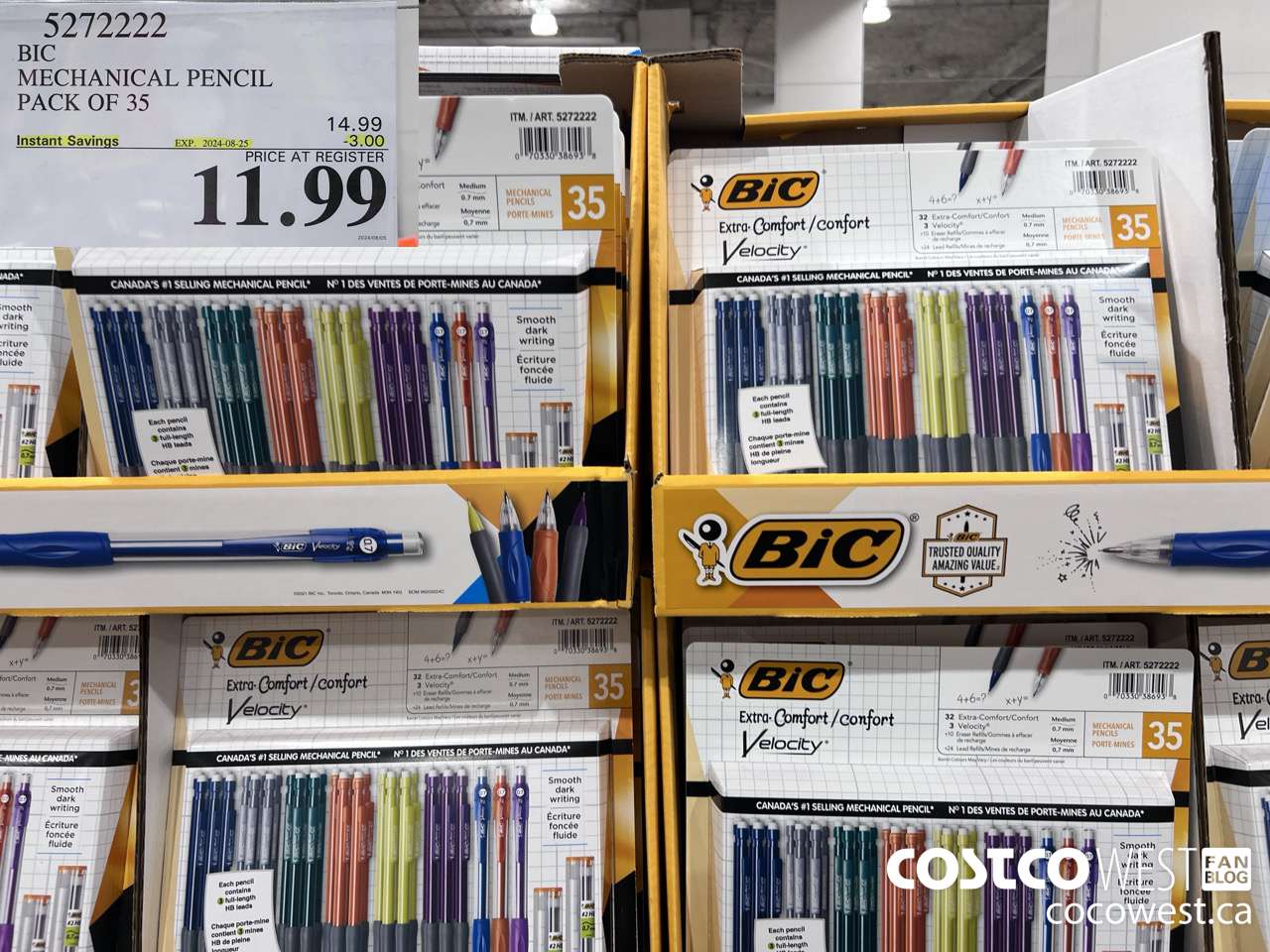 5272222 BIC MECHANICAL PENCIL PACK OF 35 ($3.00 INSTANT SAVINGS EXPIRES ON 2024-08-25) $11.99