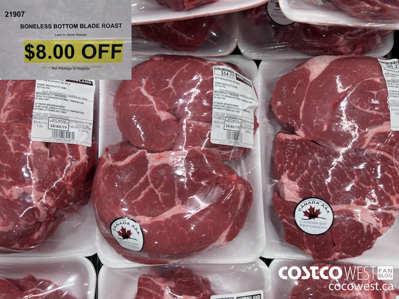 21907 BONELESS BOTTOM BLADE ROAST ($8.00 INSTANT SAVINGS)