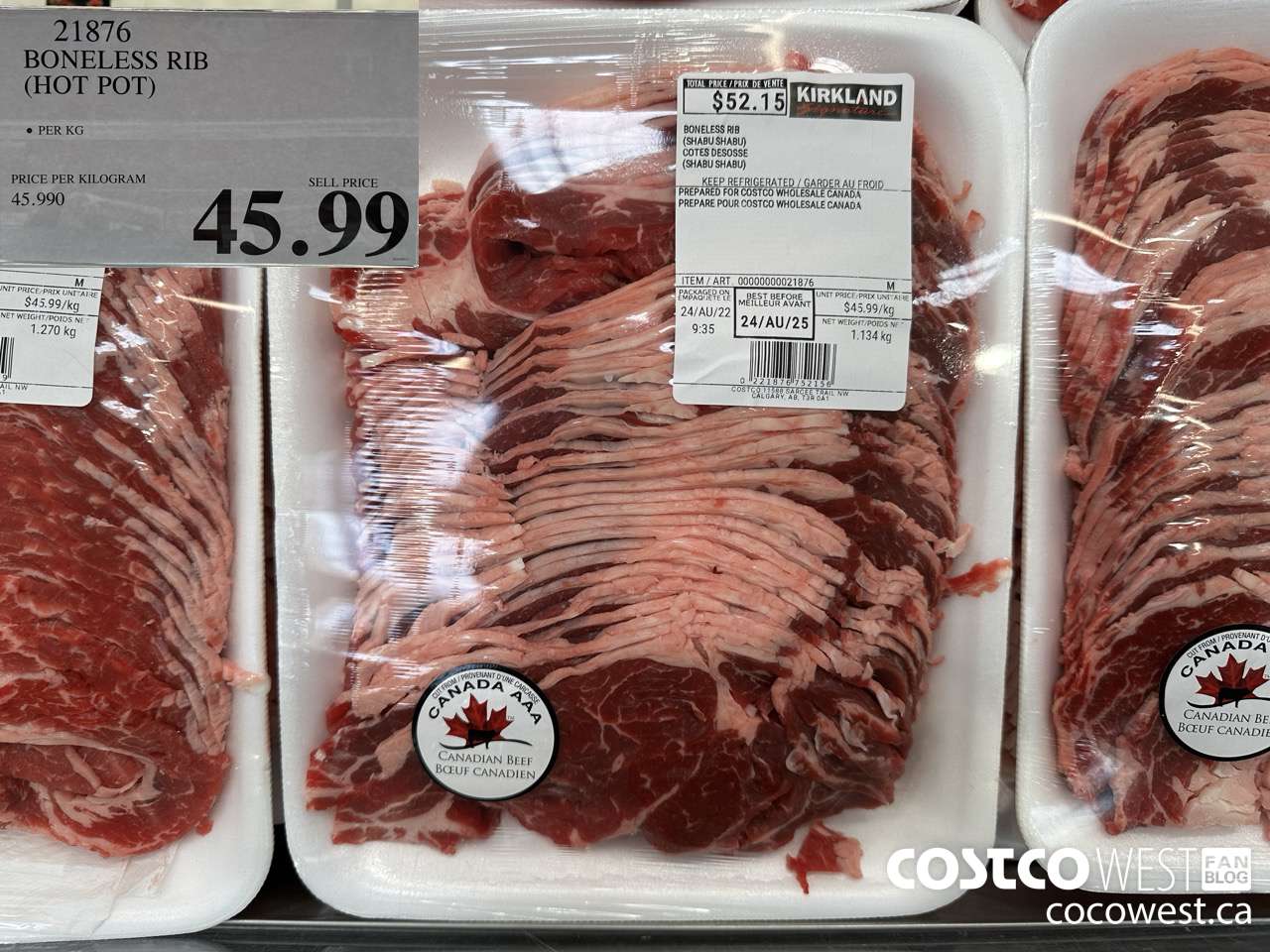 21876 BONELESS RIB (HOT POT) $45.99