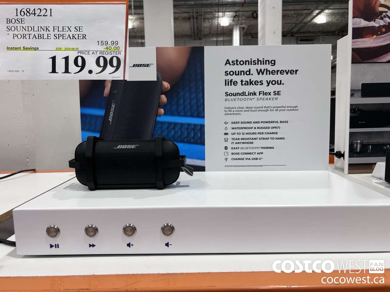 1684221 BOSE SOUNDLINK FLEX SPEAKER ($40.00 INSTANT SAVINGS EXPIRES ON 2024-08-29) $119.99