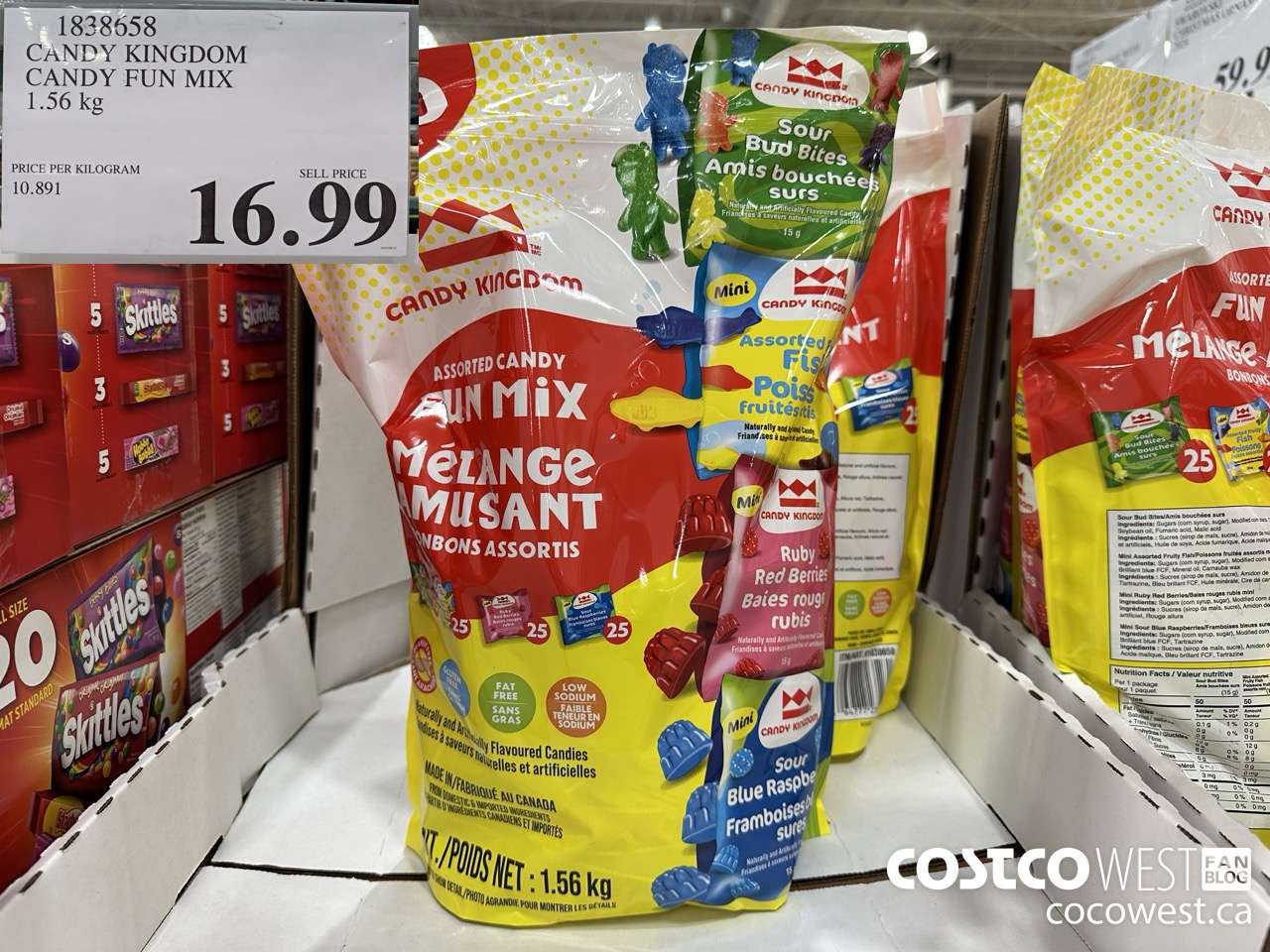 1838658 CANDY KINGDOM CANDY FUN MIX 1.56KG $16.99
