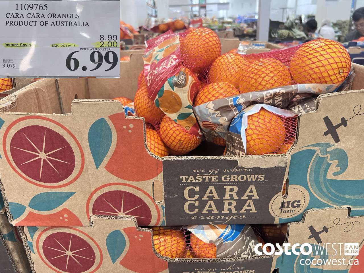 1109765 CARA CARA ORANGES PRODUCT OF AUSTRALIA ($2.00 INSTANT SAVINGS EXPIRES ON 2024-08-18) $6.99